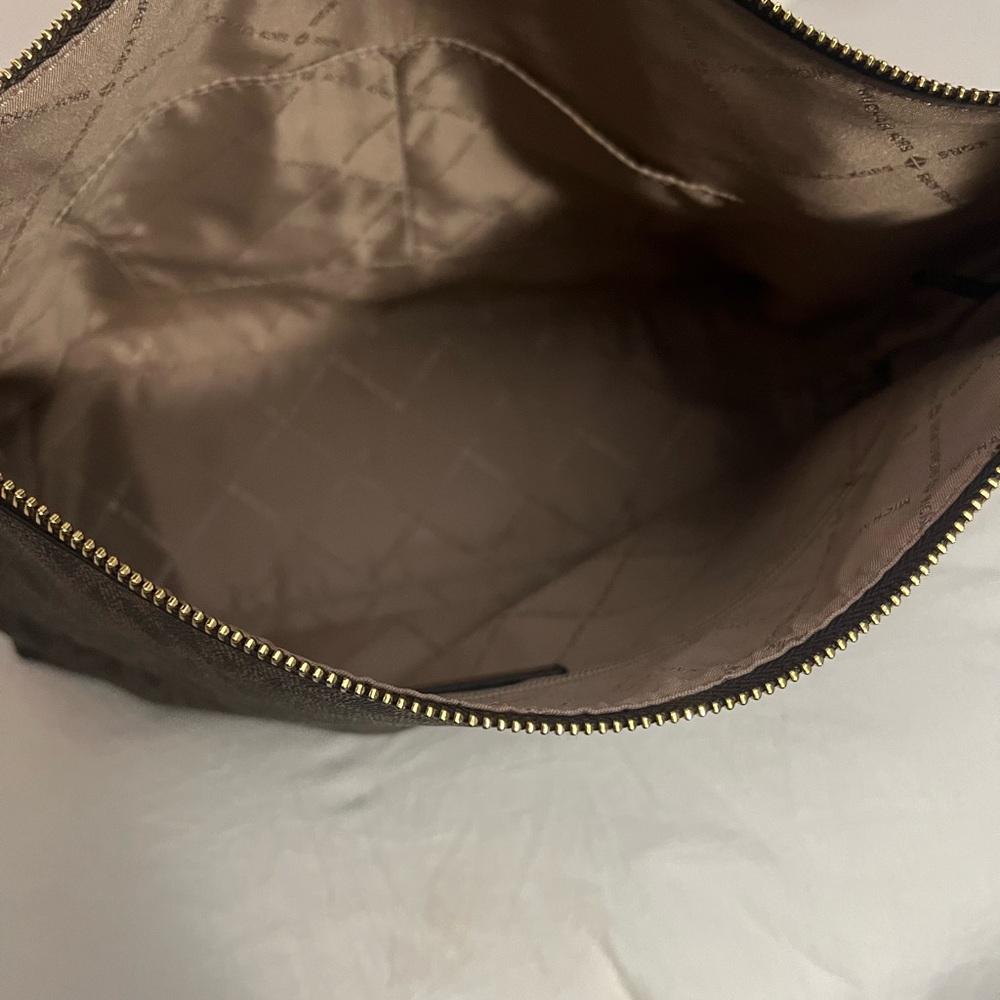 Michael Kors Dark Brown Hobo Bag - Picture 2 of 4
